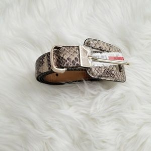 NWT Michael Kors Snakeskin Belt